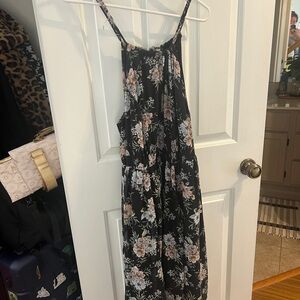 Torrid Black Floral Maxi Dress